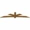 Ekena Millwork Davenport Rough Sawn Timber Gable Bracket, Western Red Cedar, 108"W x 27"H x 2"D x 6"F, 6/12 Pitch GBW108X27X0206DAV00RWR - alternate 5